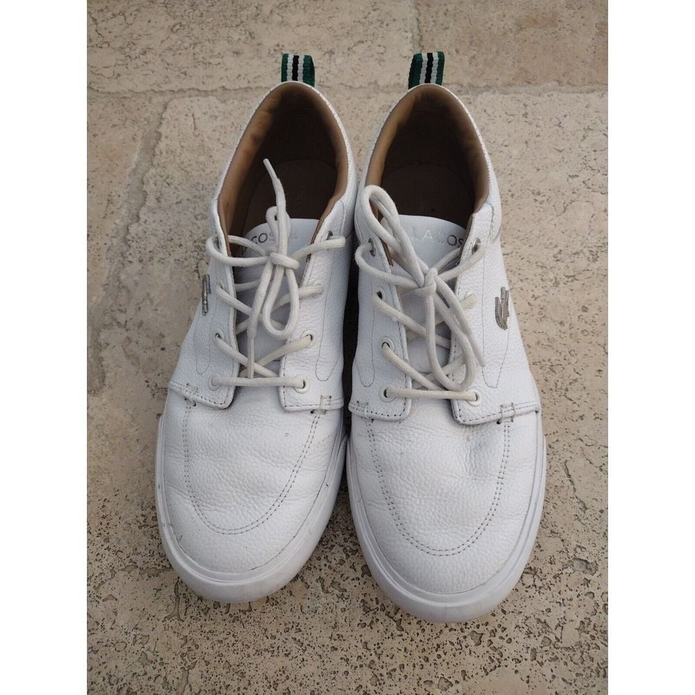 LACOSTE Men's Bayliss 119 Sneakers‎ Size 8 White - Picture 3 of 9